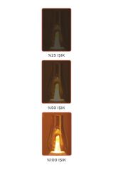 Bluetooth Hoparlör Vintage Gaz Lambası Işıklı Şarjlı Speaker D53 Bakır