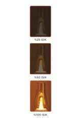 Bluetooth Hoparlör Vintage Gaz Lambası Işıklı Şarjlı Speaker D53 Bakır