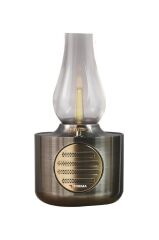 Torima D53 Nikel Vintage Gaz Lambası Taşınabilir Bluetooth Speaker Ayarlanabilir Işıklı USB Şarjlı