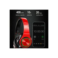 Bluetooth Kulaklık Rgb Işıklı Kulak Üstü Kablolu Kablosuz Kulaklık B39S Siyah