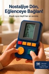 Oyun Kolu Atari Joystick Tetris Gameboy GC011 Mavi