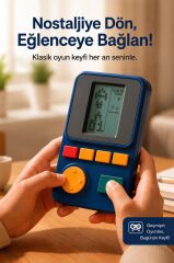 Oyun Kolu Atari Joystick Tetris Gameboy GC011 Mavi