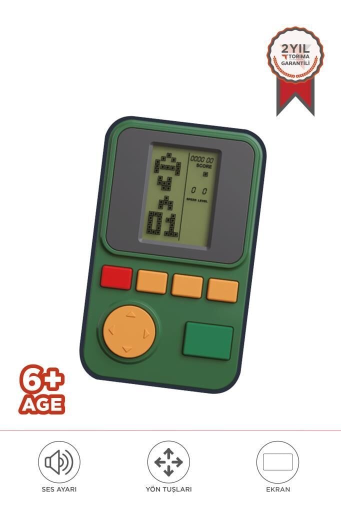 Torima GC-011 Yeşil El Atarisi Joystick Tetris Gameboy Oyun Kolu Atari