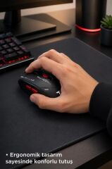 Torima Mouse Çift Modlu Sessiz Kablosuz Oyuncu Fare TM20 Siyah