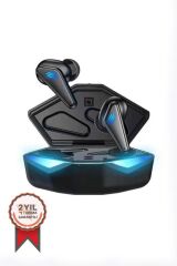 Bluetooth Kulaklık Led Işıklı Oyuncu Kulaklığı K55 Siyah