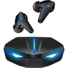 Bluetooth Kulaklık Kulak İçi Led Işıklı Oyuncu Kulaklığı K55 Siyah