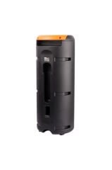 Bluetooth Hoparlör Çift Mikrofonlu RGB Ledli Taşınabilir Parti Speaker KTS-2086 Siyah