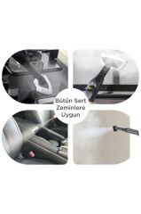 Buharlı Temizleyici Halı Koltuk Cam Zemin ve Mutfak Temizleme Buhar Makinesi TSC01 Siyah