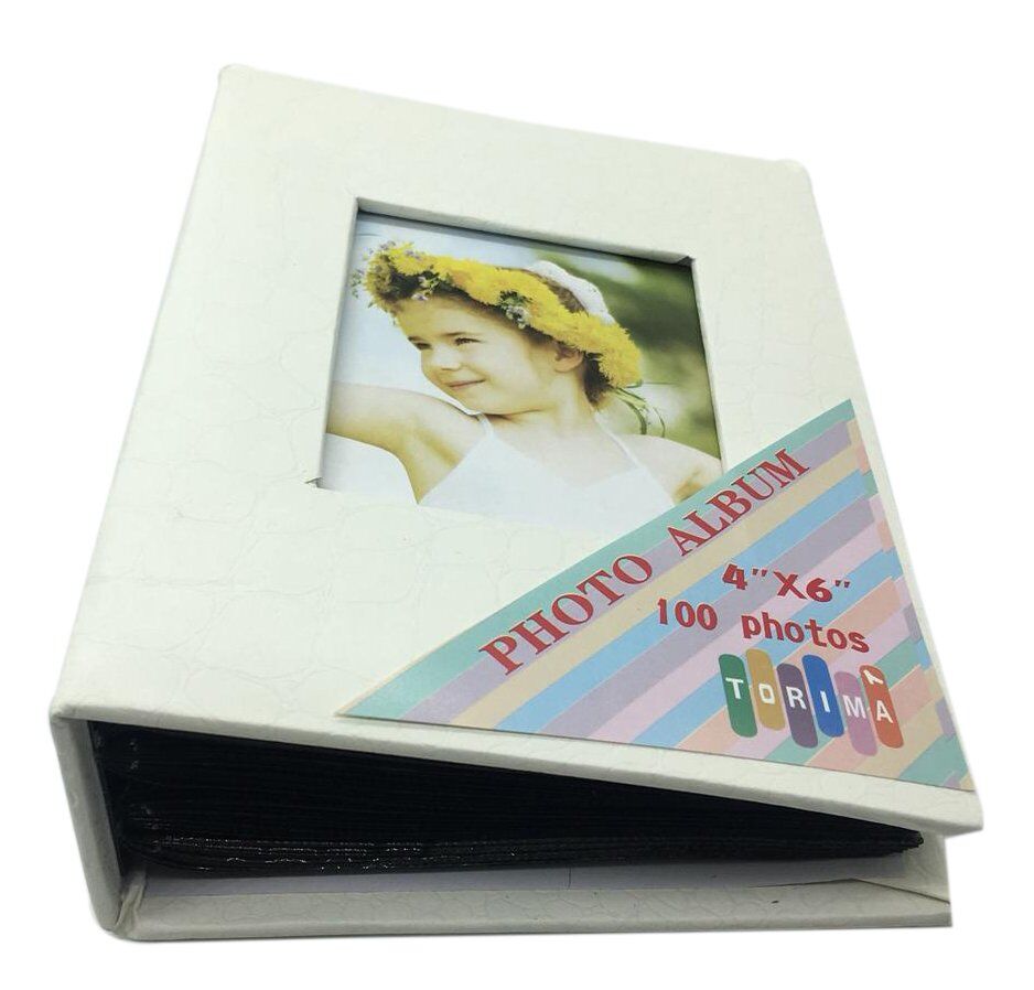 4X6 (10X15) 100'lük Fotoğraf Albüm Beyaz