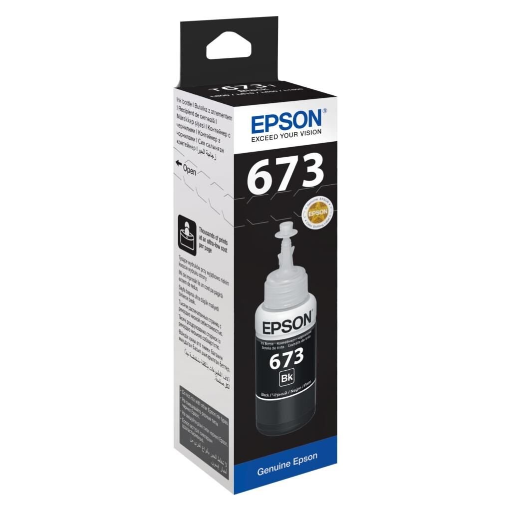 Epson T6731 L800 70ml Siyah Mürekkep Kartuş