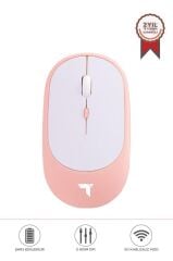 Torima TM-16 Pembe Kablosuz Çift Modlu Sessiz Mouse Fare