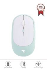 Mouse Çift Modlu Sessiz Kablosuz Fare TM-16 Mavi