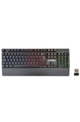 Torima TK-10 Kablosuz  Mekanik Hisli Şarj Edilebilir RGB Işıklı Wireless Gaming Klavye