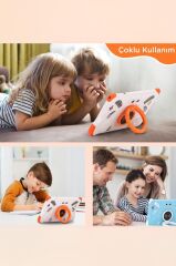 Tablet 4GB 128GB Kılıf Hediyeli Çocuk Tableti T15 Beyaz