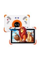 Tablet 4GB 128GB Kılıf Hediyeli Çocuk Tableti T15 Beyaz