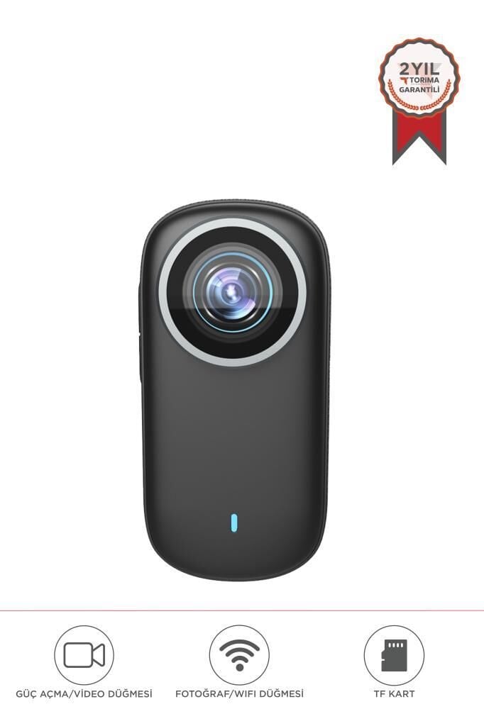 Aksiyon Kamerası 4K Manyetik Giyilebilir CMR38 Siyah