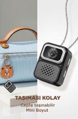 Dijital Fotoğraf Makineleri Video Kamera Mini Anahtarlık 480P CMR36 Siyah