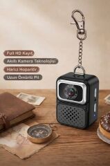 Dijital Fotoğraf Makineleri Video Kamera Mini Anahtarlık 480P CMR36 Siyah