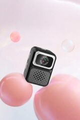 Dijital Fotoğraf Makineleri Video Kamera Mini Anahtarlık 480P CMR36 Siyah