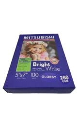 Mitsubishi Fotoğraf Kağıdı 5X7 (13X18) 260 Gr Inkjet Kağıt Parlak