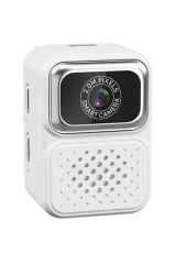 Dijital Fotoğraf Makineleri Video Kamera Mini Anahtarlık 480P CMR36 Beyaz