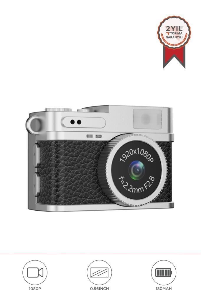 Torima CMR-35 Siyah Dijital Mini Cep Boy Anahtarlık 1080P Video Fotoğraf Makinesi Kamera