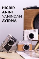 Dijital Fotoğraf Makineleri Video Kamera Mini Anahtarlık 1080P CMR35 Beyaz