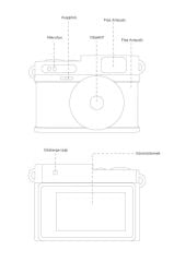 Dijital Fotoğraf Makineleri Video Kamera Mini Anahtarlık 1080P CMR35 Beyaz