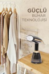 Buharlı Ütü Kırışık Giderici Taşınabilir Dikey Seyehat Ütüsü 1500W KY003 Siyah