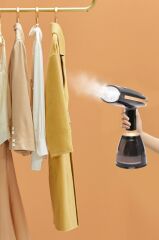 Buharlı Ütü Kırışık Giderici Taşınabilir Dikey Seyehat Ütüsü 1500W KY003 Siyah