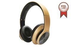Bluetooth Kulaklık Kulak Üstü Kablosuz Kulaklık P575 Altın