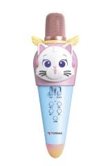 Torima KIDMIC02 Mavi Kedi Figürlü Şarjlı BT Karaoke Mikrofon ve Hoparlör 5W Kablosuz Mikrofon