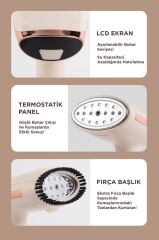 Buharlı Ütü Kırışık Giderici Taşınabilir Dikey Seyehat Ütüsü 1500W KY003 Beyaz