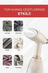Torima KY-003 Beyaz Buharlı Kırışık Giderici 1500W Taşınabilir Seyahat Boy Dikey Ütü