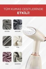 Torima KY-003 Beyaz Buharlı Kırışık Giderici 1500W Taşınabilir Seyahat Boy Dikey Ütü