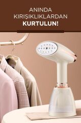 Buharlı Ütü Kırışık Giderici Taşınabilir Dikey Seyehat Ütüsü 1500W KY003 Beyaz