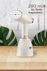 Torima KY-003 Beyaz Buharlı Kırışık Giderici 1500W Taşınabilir Seyahat Boy Dikey Ütü