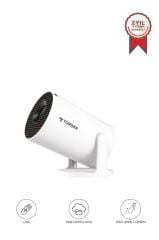 Taşınabilir Projektör Ev Sineması Android 11 Bluetooth Akıllı Projeksiyon HY300 PRO Beyaz