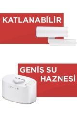 Torima KG3112 Beyaz Buharlı Kırışık Giderici 1200W Taşınabilir Seyahat Boy Dikey Ütü