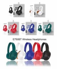 E750BT Bluetooth Kablosuz Stereo Kulaklık- Kırmızı