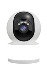 Güvenlik Kamerası Led Işıklı Wifi Full Hd Smart Ip Kamera CMR31 Beyaz