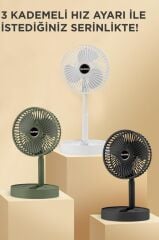 Vantilatör Mini Masa Fan F-06 Siyah