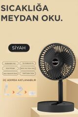 Torima F-06 Siyah Mini Fan Vantilatör Masa Fan