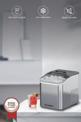 Torima YH16M Gümüş Portatif Taşınabilir Hızlı Buz Yapma Makinası