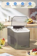 Torima YH16M Gümüş Portatif Taşınabilir Hızlı Buz Yapma Makinası