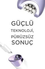 Torima TEP-02 Beyaz 6 Başlıklı (Yüz+Koltuk Altı+Bikini Bölgesi+Bacak) Islak Ve Kuru Kablosuz Epilatör