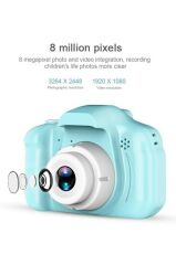 Torima CMR 7 Mavi Renk Mini 1080p Hd Çocuk Kamera Dijital Fotoğraf Makinesi 2.0 Inç Ekran