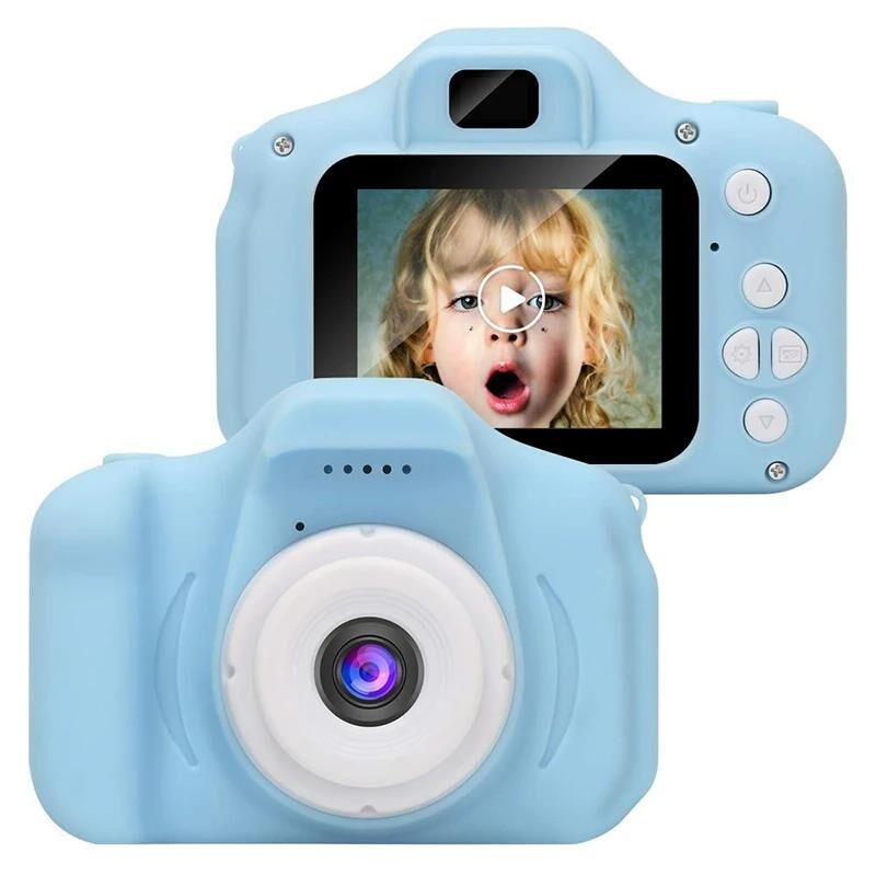 Torima CMR 7 Mavi Renk Mini 1080p Hd Çocuk Kamera Dijital Fotoğraf Makinesi 2.0 Inç Ekran