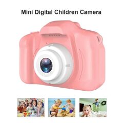 Dijital Fotoğraf Makineleri Çocuk Kamerası 1080P Hd CMR7 Pembe