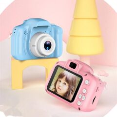 Torima CMR 7 Pembe Mini 1080p Hd Çocuk Kamera Dijital Fotoğraf Makinesi 2.0 Inç Ekran